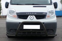 Renault Trafic 2001–2015 Bull bar Exclusive Black (inox) foto 1