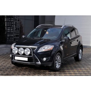Bullbar WT018 Negru (Otel Inoxidabil) foto 1