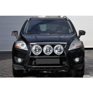 Bullbar WT018 Negru (Otel Inoxidabil) Ford Kuga 2008-2013 foto 2