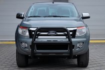Ford Ranger 2011–2022 Protectie Fata WT018 Negru (Otel Inoxidabil) foto 2