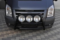 Ford Transit 2000–2014 Bullbar WT018 Negru (2006-2014, Otel Inoxidabil) foto 2