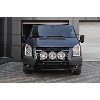 Bullbar WT018 Negru (2006-2014, Otel Inoxidabil) foto 1