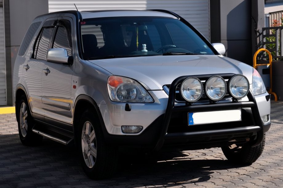 Honda CRV 2001-2006 Bullbar WT018 Negru (Otel Inoxidabil) Image