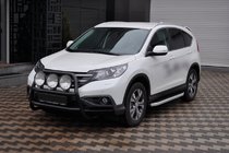 Honda CRV 2012-2016 Protectie Fata WT018 Negru (Otel Inoxidabil) foto 3