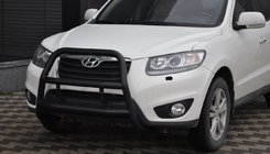 Hyundai Santa Fe 2 2006-2012 Bullbar WT018 Negru (Otel Inoxidabil) foto 1