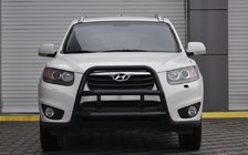 Hyundai Santa Fe 2 2006-2012 Bullbar WT018 Negru (Otel Inoxidabil) foto 2