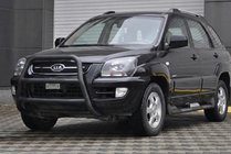 Kia Sportage 2004-2010 Bullbar WT018 Negru (Otel Inoxidabil) foto 1