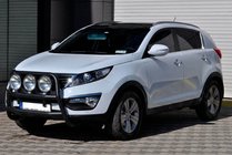 Kia Sportage 2010-2015 Bullbar WT018 Negru (Otel Inoxidabil) foto 2