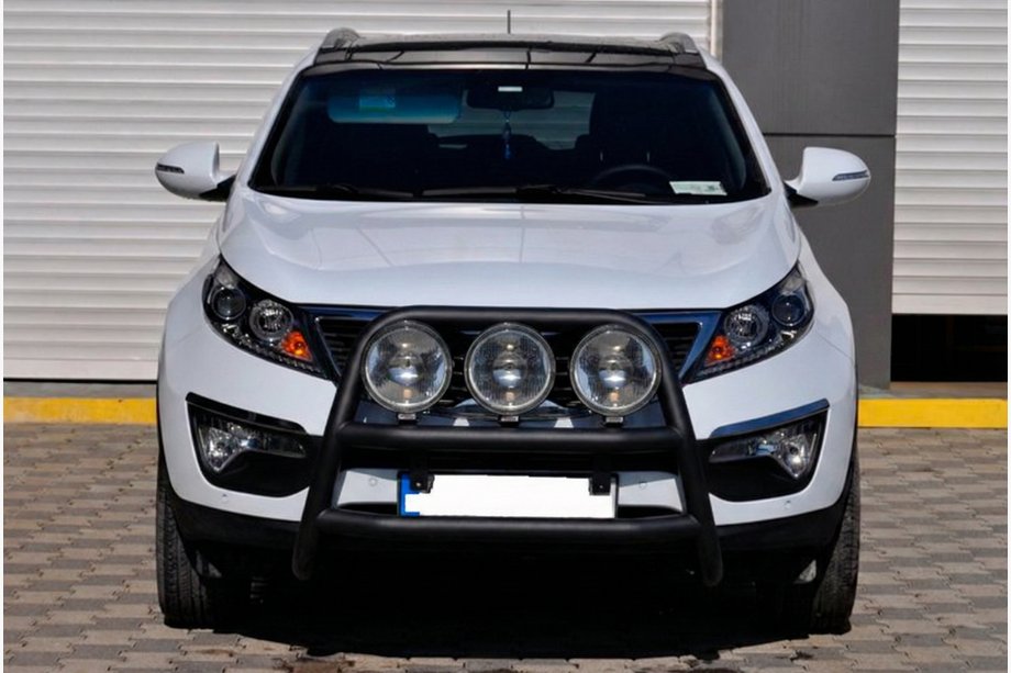 Kia Sportage 2010-2015 Bullbar WT018 Negru (Otel Inoxidabil) Image