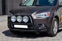 Mitsubishi ASX 2010-2023 Bullbar WT018 Negru (Otel Inoxidabil) foto 1