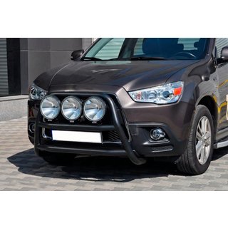 Bullbar WT018 Negru (Otel Inoxidabil) foto 1