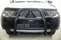 Mitsubishi L200 2006-2015 Bullbar WT018 Negru (Otel Inoxidabil) foto 3