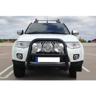 Bullbar WT018 Negru (Otel Inoxidabil) foto 2