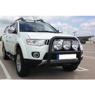 Bullbar WT018 Negru (Otel Inoxidabil) foto 1