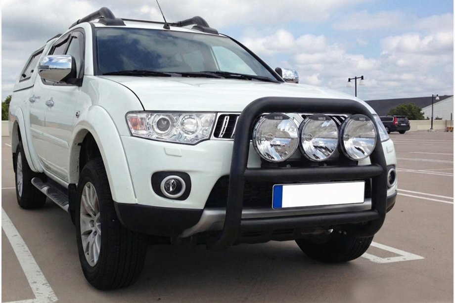 Mitsubishi L200 2006-2015 Bullbar WT018 Negru (Otel Inoxidabil) Image