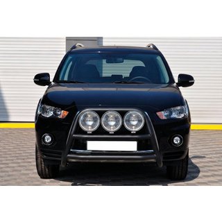 Bullbar WT018 Negru (Otel Inoxidabil) foto 1