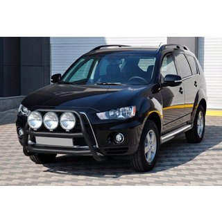 Bullbar WT018 Negru (Otel Inoxidabil) foto 2