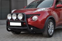 Nissan Juke 2010-2019 Bull Bar WT018 Negru (Otel Inoxidabil) foto 2