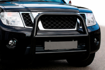 Nissan Pathfinder R51 2005-2014 Bull Bar WT018 Negru (Otel Inoxidabil) foto 1