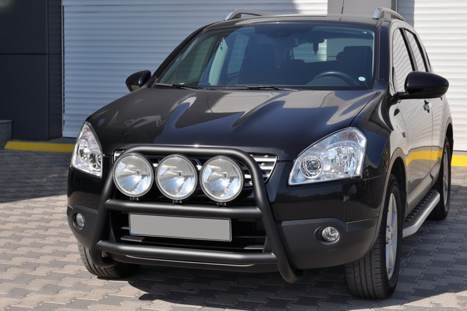 Nissan Qashqai 2007-2010 Bullbar WT018 Negru (Otel Inoxidabil) Foto 3
