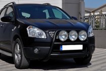 Nissan Qashqai 2010-2014 Bullbar WT018 Negru (Otel Inoxidabil) foto 3