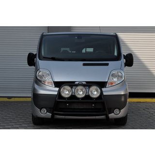 Bullbar WT018 Negru (Otel Inoxidabil) Nissan Primastar 2002-2014 foto 1