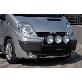 Bullbar WT018 Negru (Otel Inoxidabil) Nissan Primastar 2002-2014 foto 2