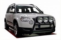 Skoda Yeti 2009-2017 Bullbar WT018 Negru (Otel Inoxidabil) foto 1