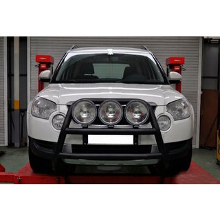 Bullbar WT018 Negru (Otel Inoxidabil) Skoda Yeti 2009-2017 foto 3