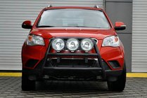 SsangYong Korando 2010-2019 Bullbar WT018 Negru (Otel Inoxidabil) foto 1