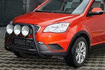 SsangYong Korando 2010-2019 Bullbar WT018 Negru (Otel Inoxidabil) foto 2
