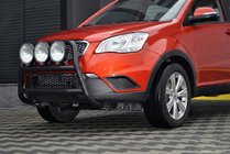 SsangYong Korando 2010-2019 Bullbar WT018 Negru (Otel Inoxidabil) foto 4