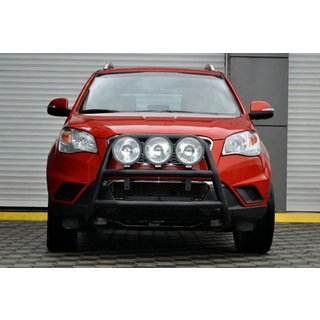 Bullbar WT018 Negru (Otel Inoxidabil) foto 1