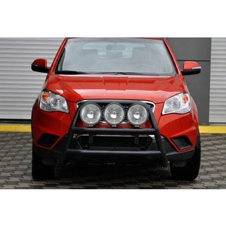 Bullbar WT018 Negru (Otel Inoxidabil) foto 3