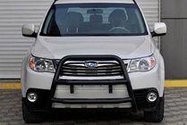 Subaru Forester 2008-2013 Bullbar WT018 Negru (Otel Inoxidabil) foto 3
