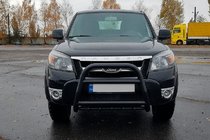 Ford Ranger 2007-2011 Bullbar QT008 Negru (Otel Inoxidabil) foto 3