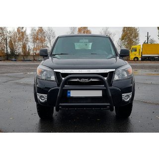 Bullbar QT008 Negru (Otel Inoxidabil) foto 3