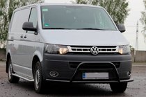 Volkswagen T5 2010-2015 Bullbar WT007ST Negru (Otel Inoxidabil) foto 1