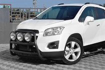 Chevrolet Trax 2012-2023 Bara Fata WT018 Negru (Otel Inoxidabil) foto 3