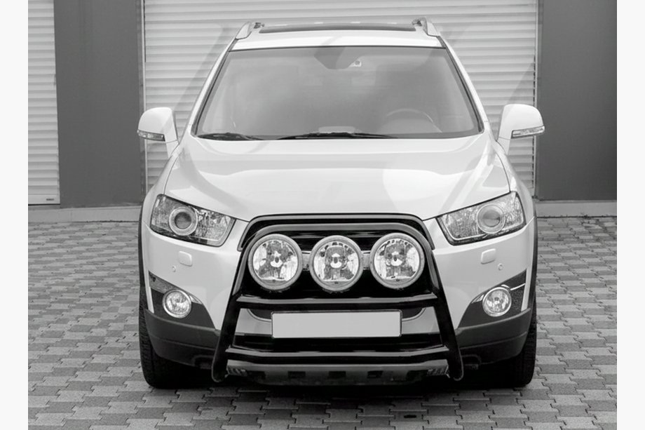 Chevrolet Trax 2012-2023 Bara Fata WT018 Negru (Otel Inoxidabil) Image