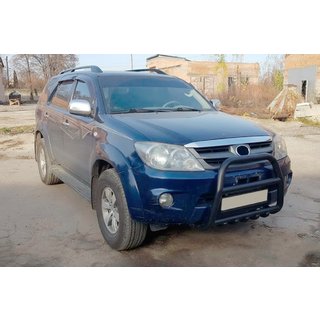 Bullbar F12-11 Negru (Otel Inoxidabil) Toyota Fortuner 2006-2015 foto 2