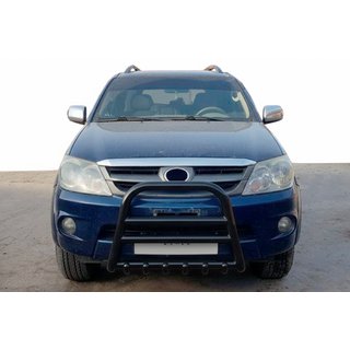 Bullbar F12-11 Negru (Otel Inoxidabil) Toyota Fortuner 2006-2015 foto 3