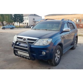 Bullbar F12-11 Negru (Otel Inoxidabil) Toyota Fortuner 2006-2015 foto 1