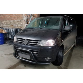 Bullbar WT006ST Negru (Otel Inoxidabil) foto 2