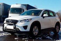 Mazda CX-5 2012-2017 Protectie Fata WT021 Negru (Otel Inoxidabil) foto 2