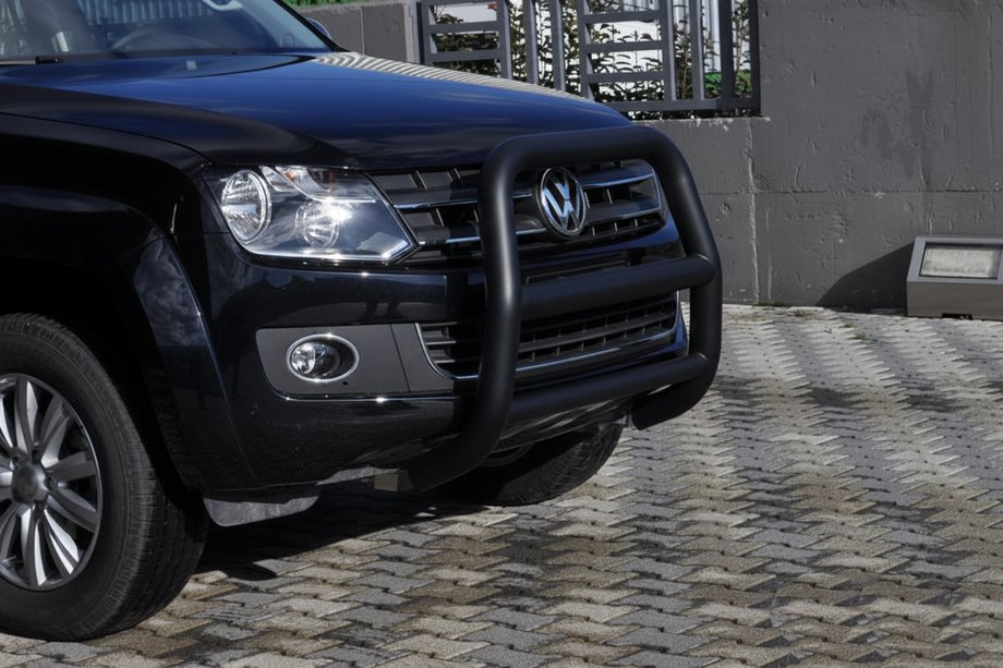 Volkswagen Amarok 2010-2022 Bullbar VL001 Negru (Otel Inoxidabil) Foto 4