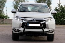 Mitsubishi Pajero Sport 2015- Bullbar WT008 Negru (Otel Inoxidabil) foto 4