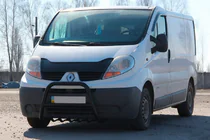 Renault Trafic 2001–2015 Bullbar QT-Spec Negru (Otel Inoxidabil) foto 3