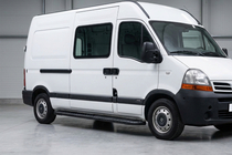 Renault Master 1998-2010 Praguri Laterale Bosphorus Black (2 buc, Aluminiu) foto 1