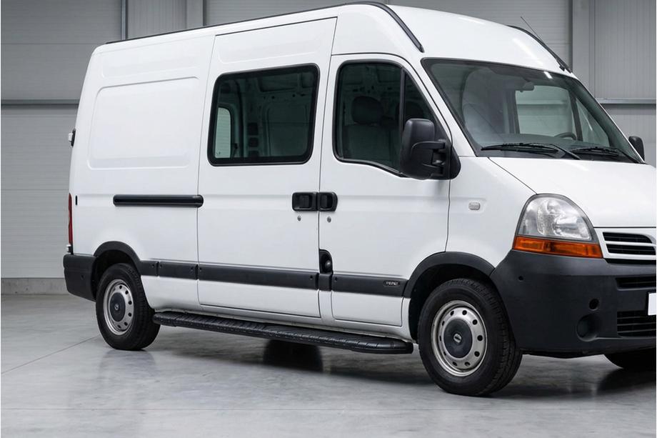 Renault Master 1998-2010 Praguri Laterale Bosphorus Black (2 buc, Aluminiu) Image